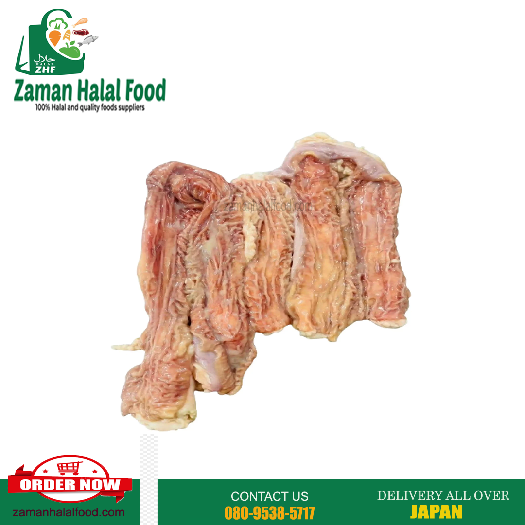 Beef Long Tripe / intestines cut