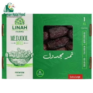 Medjool dates Lage size 1Kg (Linah Brand)