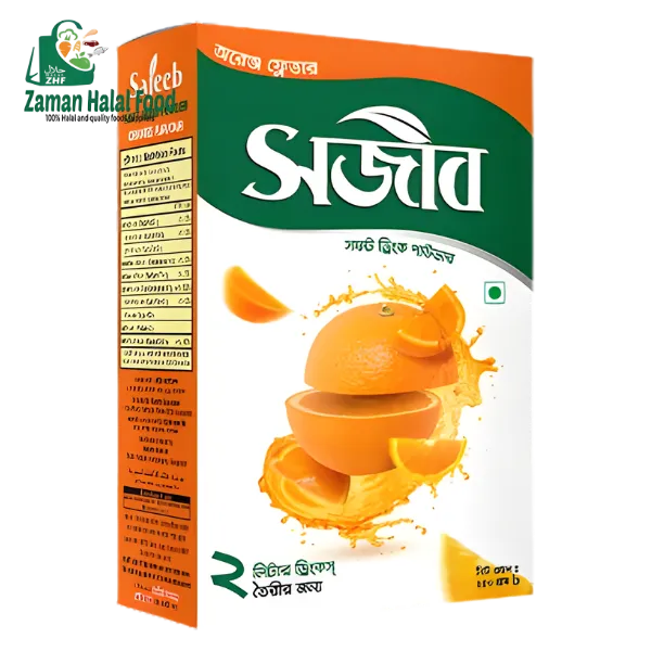Soft Drinks Powder (Orange Flavor) 500gm (Sajeeb)