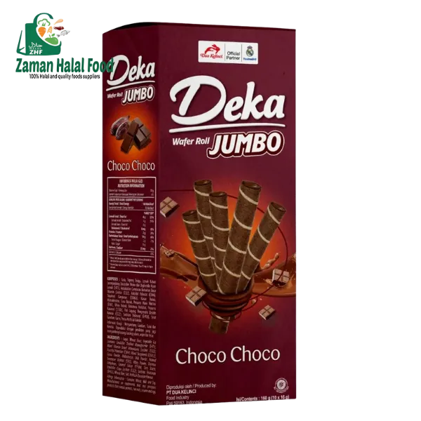 Deka Wafer Roll Jumbo ( Dark Chocolate) 280g